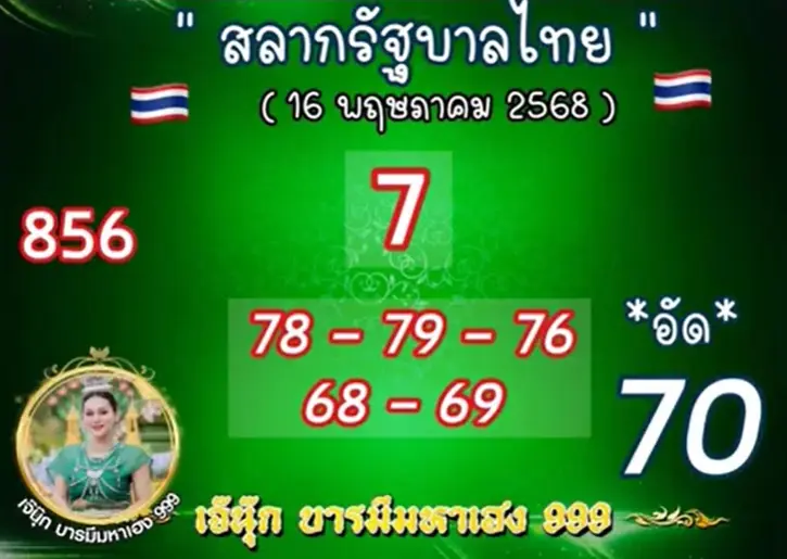 หวยเขียนมือล่าสุด เจ๊นุ๊ก-บารมีเฮง หวยวันศุกร์ 16 พฤษภาคม 2568 (2)