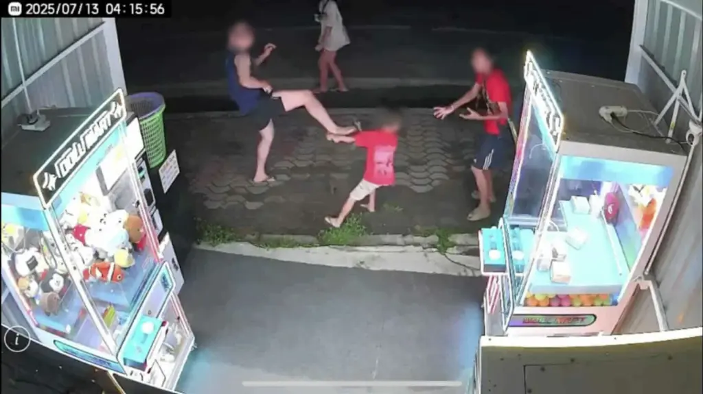 คลิปหนุ่มหัวร้อน ถีบเด็กออทิสติก เหตุ หมาจรเห่า