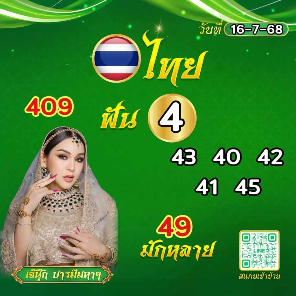 เลขทำมือเจ๊นุ๊ก-บารมีเฮง แนวทางหวย วันพุธ 16 กรกฎาคม 2568