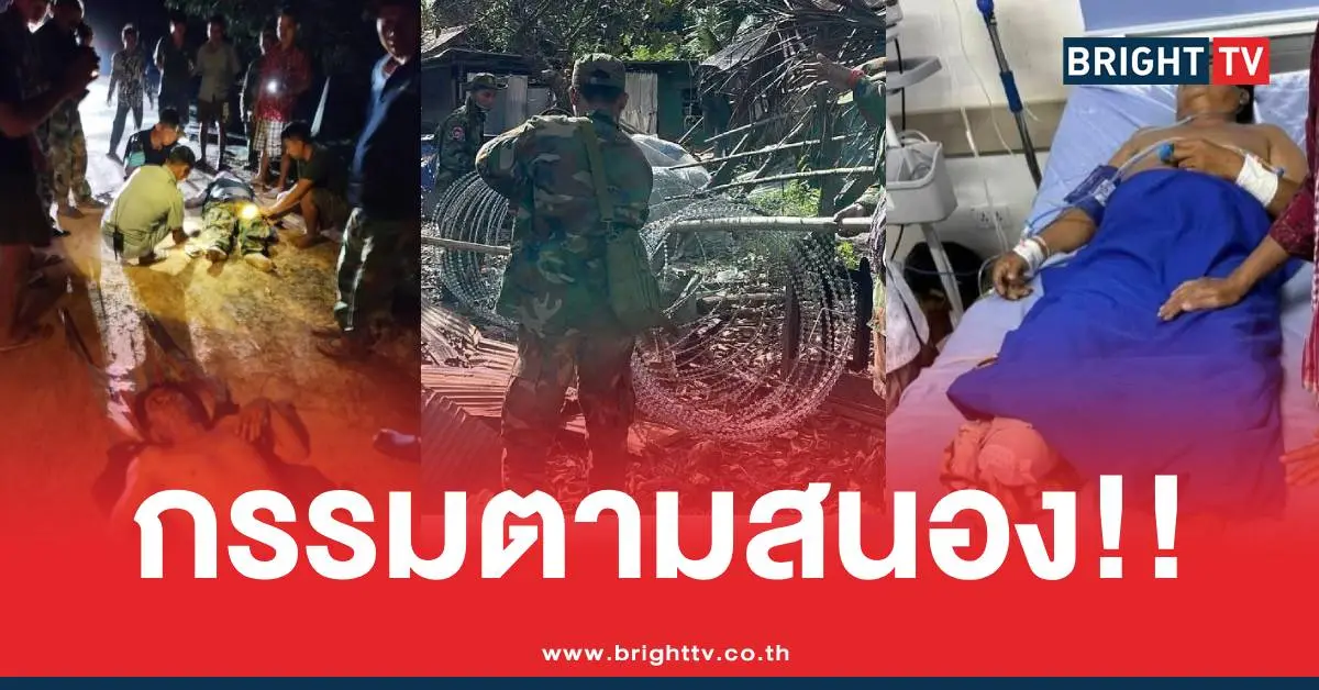 เขมรเหยียบระเบิดฝูงต่อต่อย