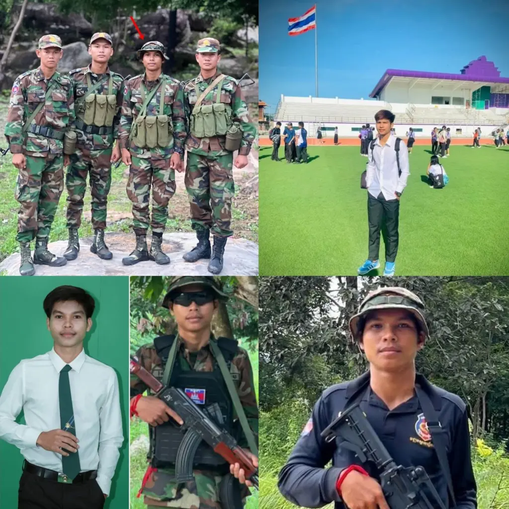เขมรมาเรียนเป็นทหาร