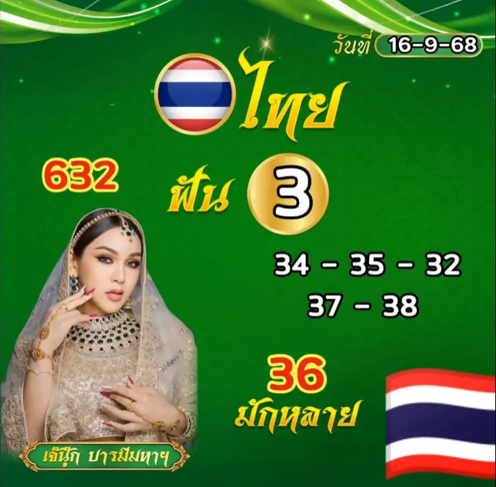 เจ๊นุ๊ก เลขทำมือล่าสุด แนวทาง หวยวันอังคาร 16 กันยายน 2568