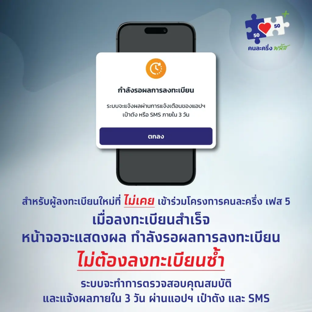 กรุงไทยคนละครึ่ง