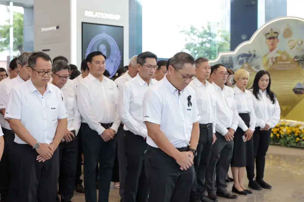 โออาร์ แสดงความอาลัย พระพันปีหลวง (4)