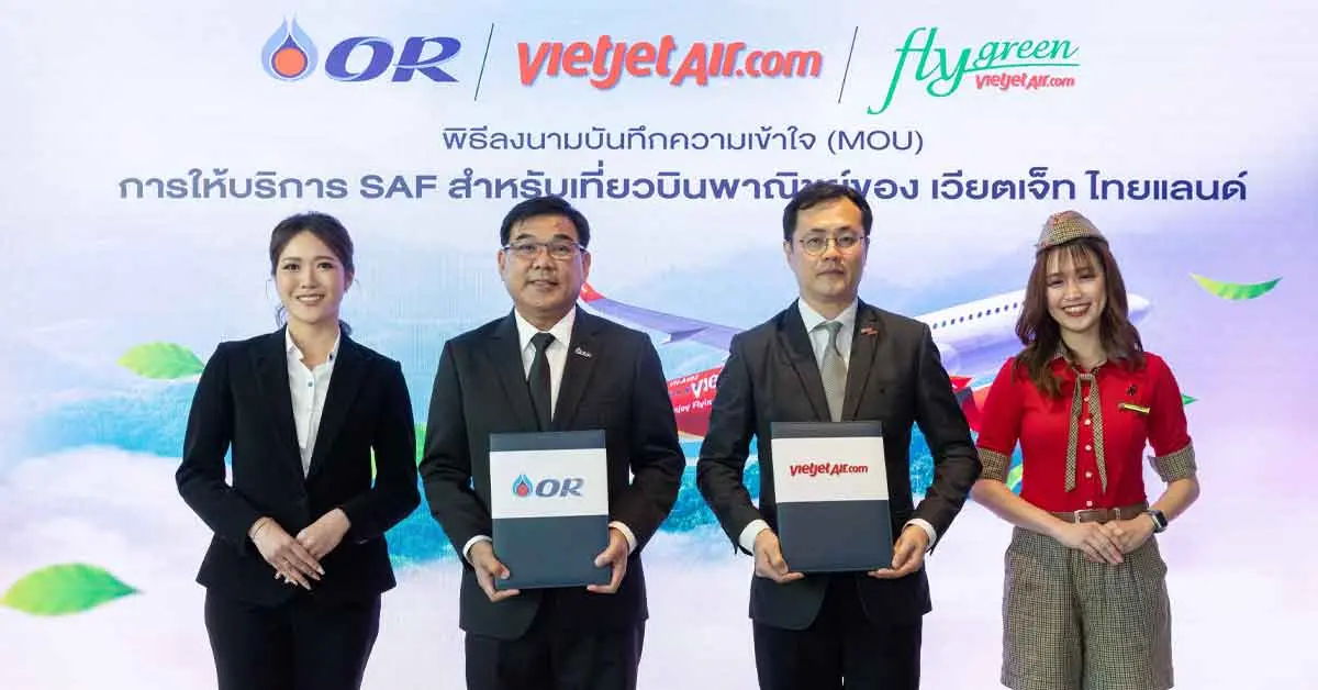 เวียตเจ็ทไทยแลนด์-หนุนใช้-น้ำมัน-SAF-จาก-OR