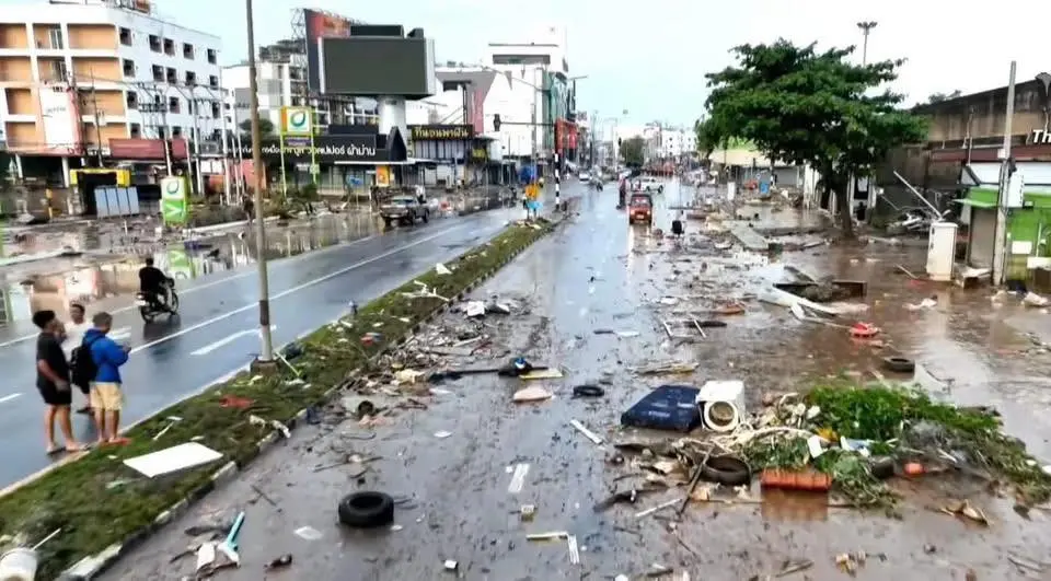 หาดใหญ่น้ำลด4