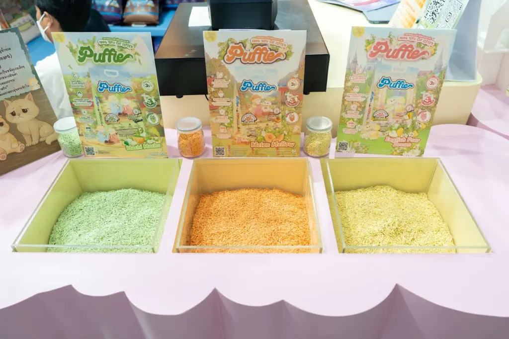 Puffie ทรายแมวพรีเมี่ยม ทรายแมวคุณภาพดี ไม่เพิ่มภาระคนเลี้ยง (5)