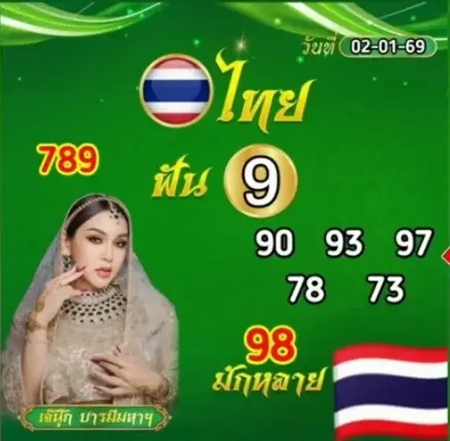 เจ๊นุ๊ก 2 1 69 เจ๊นุ๊กบารมีเฮง แนวทาง 3 ตัว 2 ตัว หวยออกปีใหม่ 2569