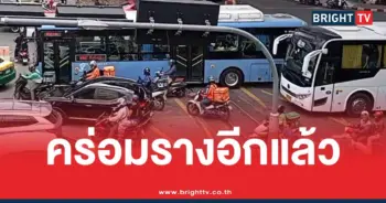 รถเมล์514คร่อมรางรถไฟ