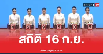 สถิติหวยออก 16 กันยายน