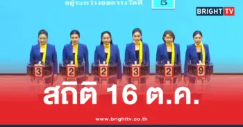 สถิติหวย 16 ตุลาคม